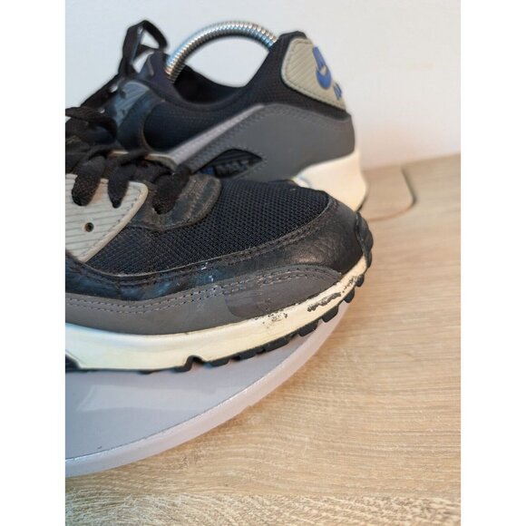 Nike Air Max 90 Mens Size 9 Blue Black Leather Men’s Trainers Gym Shoe main image 12
